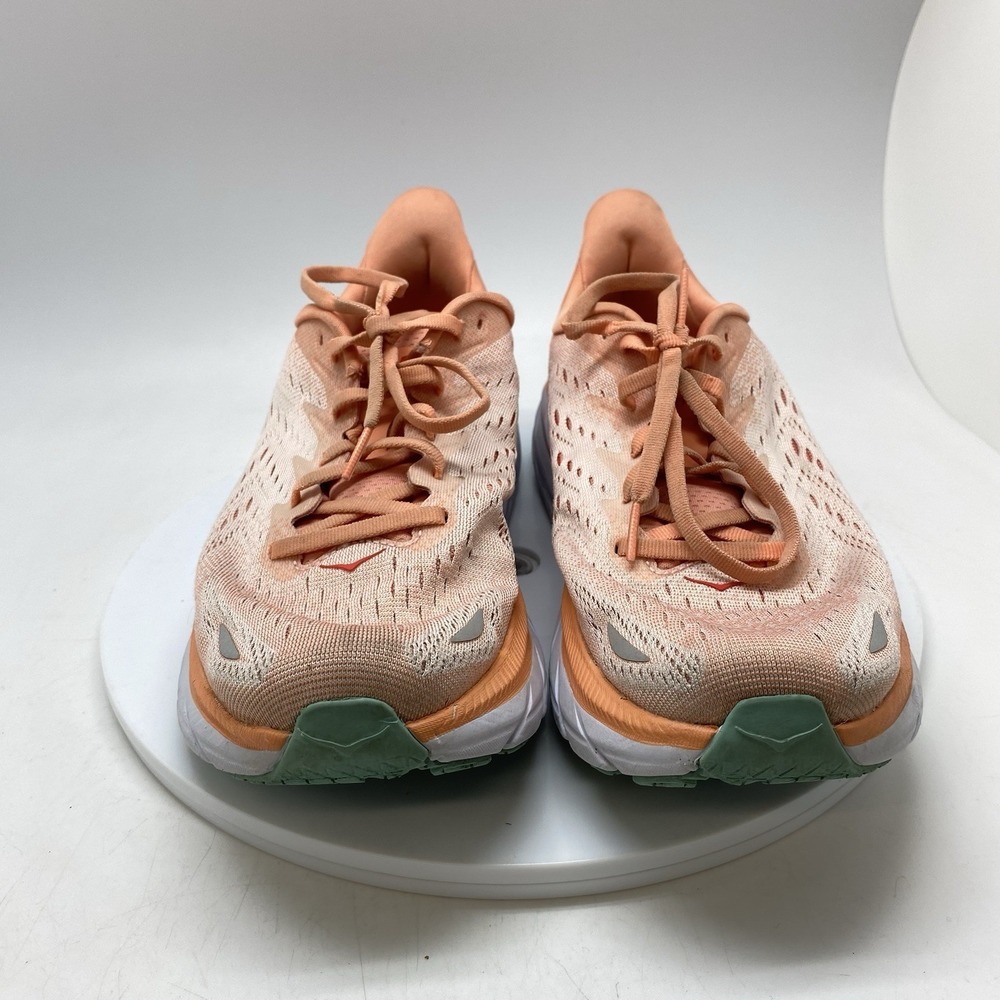 Hoka One One Sneakers Womens 9 B Clifton 8 1119394 CSPY Orange Running Gym Shoes - Picture 2 of 10